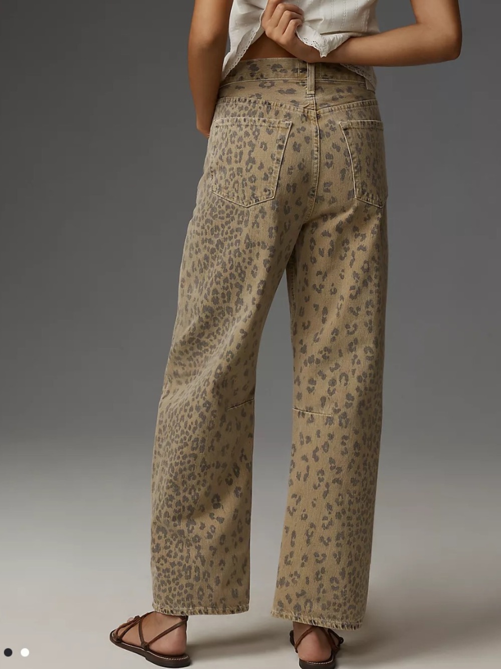 NWOT Citizens of Humaity Miro barrel cheetah jeans - Picture 2 of 9